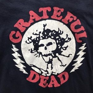 Grateful Dead navy & red band tee